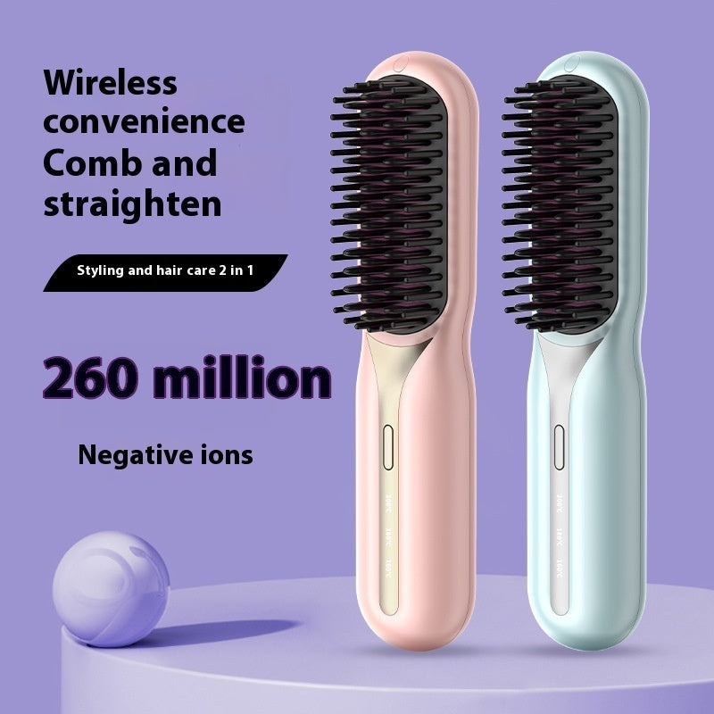 Wireless Straightener Straight Comb